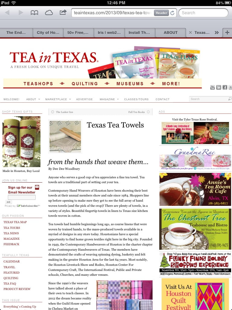 Texas Tea Towels